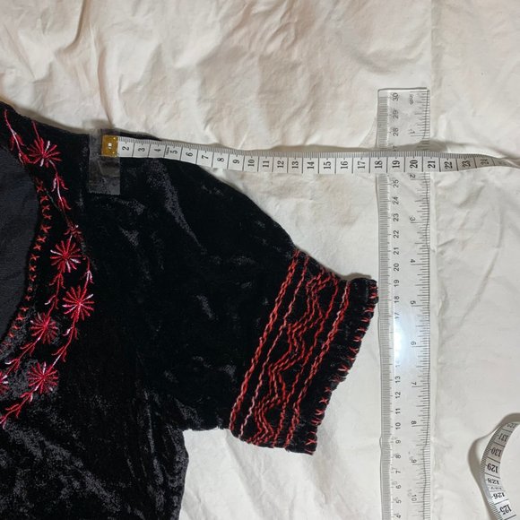 Betsey Johnson 4 black & red - Picture 11 of 11